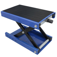 Motorbike Motorcycle Scissor Lift Bench Jack Stand Paddock Hoist 500kg Capacity