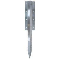 Garden Double Sleeper Straight Support Spike Stake Stainless Steel 670mm