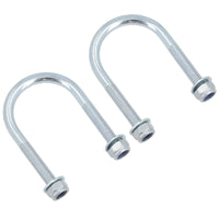 M8 Round Bend U Bolt 42mm x 70mm Width x Length Pipe Clamp Fixing