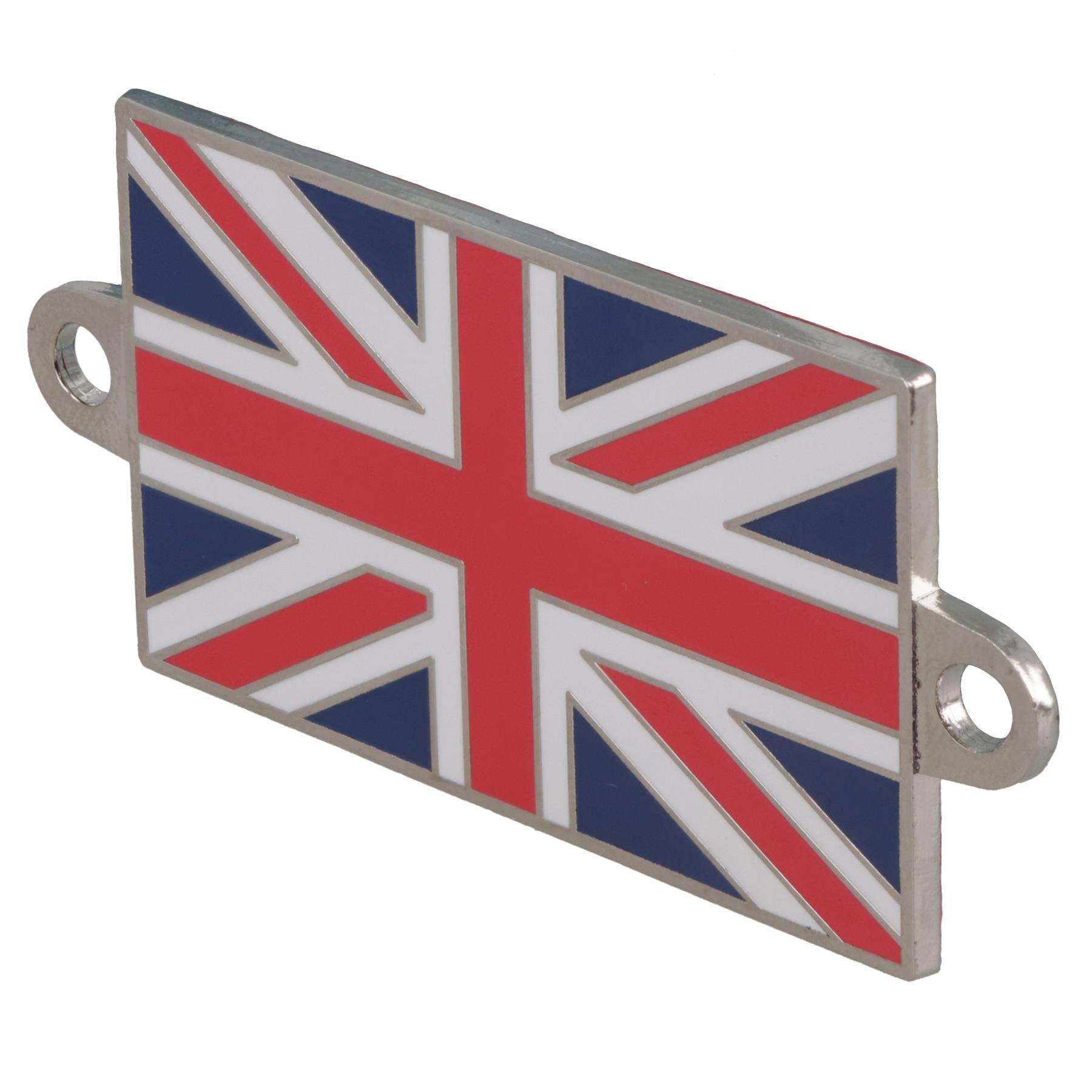 Badge en métal émaillé avec drapeau Union Jack, emblème classique de voiture GB
