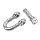 1/2" Stainless Steel Dee Shackle Load Rated SWL 2 Ton Marine Grade 316 DK39