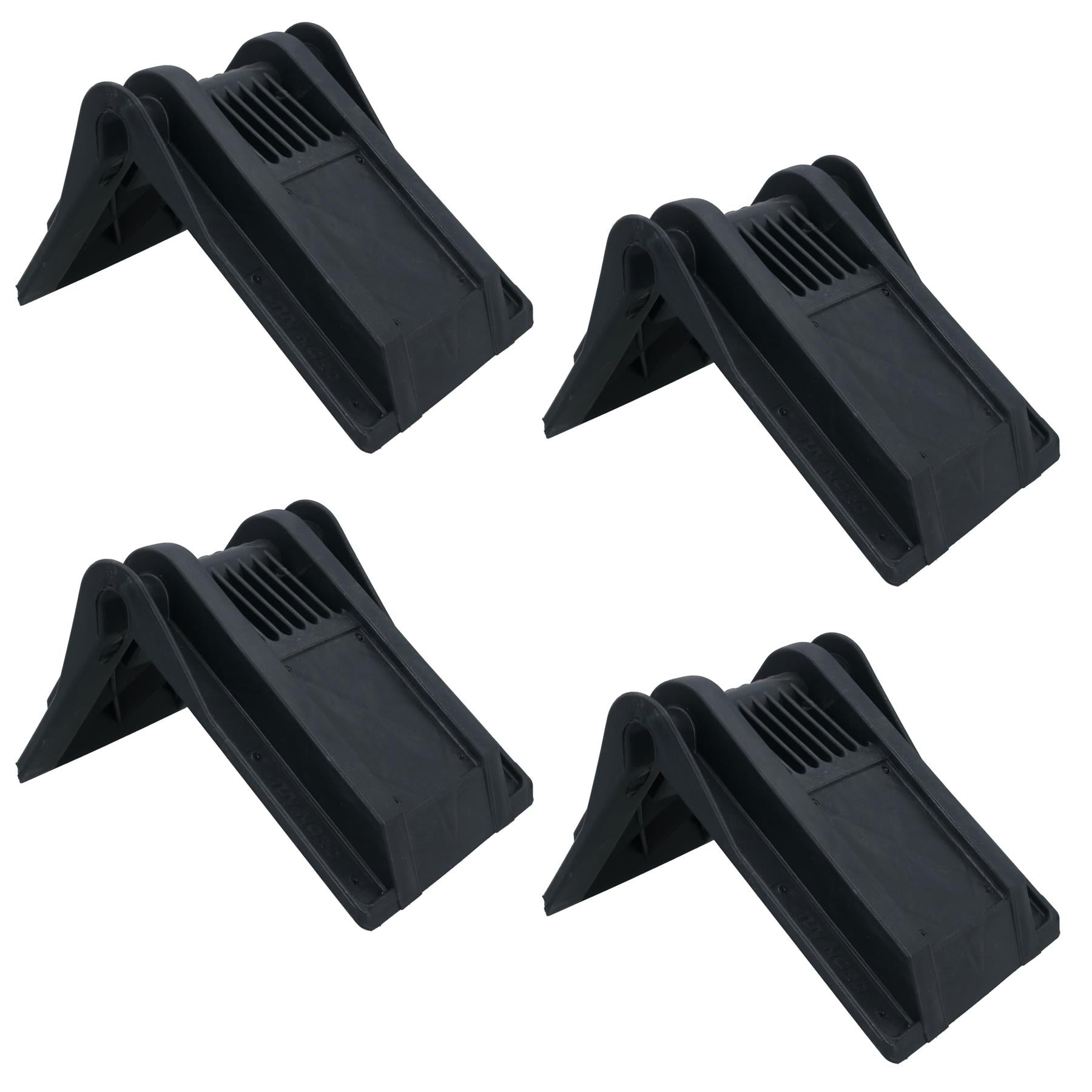 Lot de 4 sangles d'arrimage à cliquet pour protection d'angle de grande taille