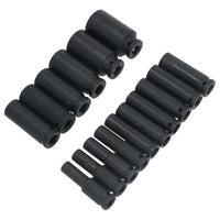 16pc 1/2" Dr 6 Point European Deep Impact Socket Set 10 - 32mm US PRO AT468