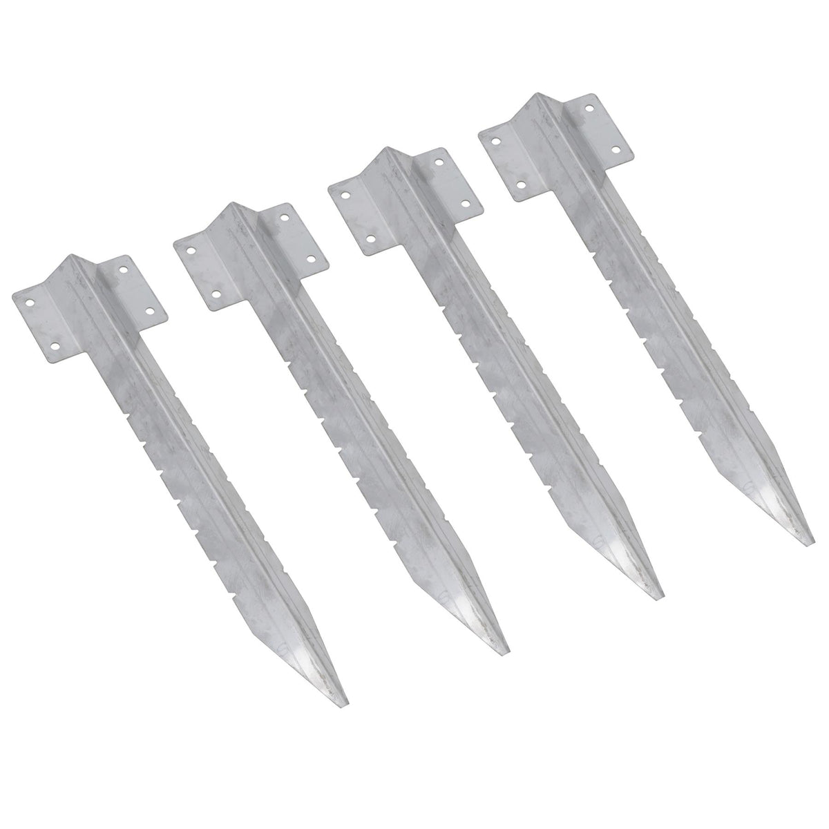 Garden Single Sleeper Straight Support Spike Stake Stainless Steel 440mm