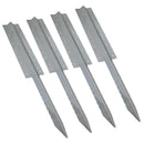 Garden Triple Sleeper Straight Support Spike Stake Galvanised Steel 930mm
