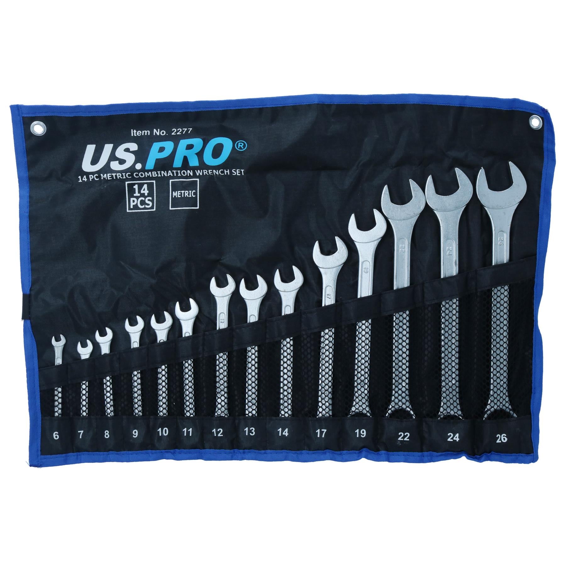 14pc Metric MM Combination Spanner Spanners Wrench Set 14pcs 6mm to 26mm
