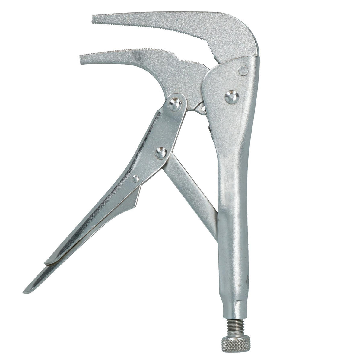 Long Nose Locking Pliers Mole Grips with 90 Degree Angled Head 10 inch