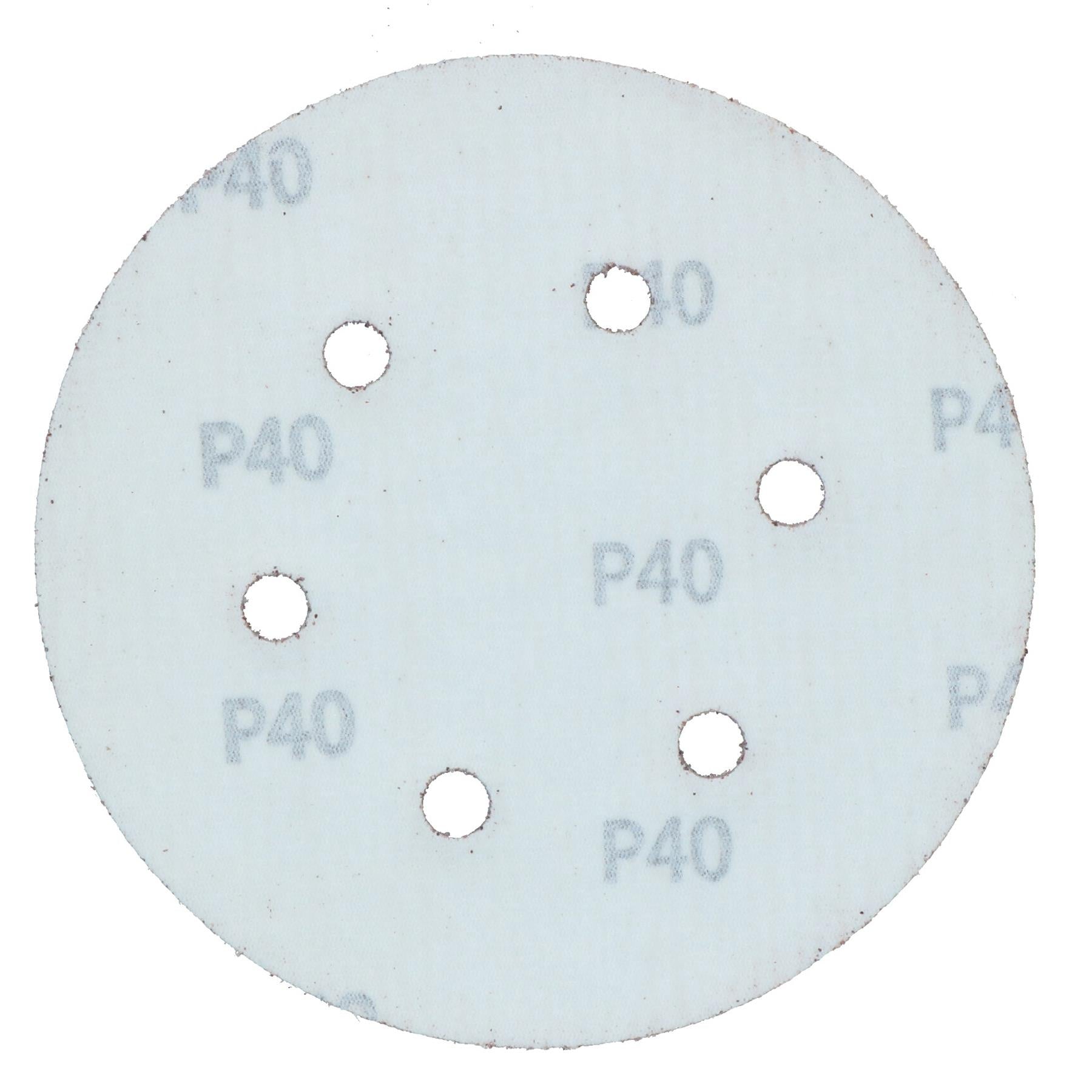 Disques abrasifs de ponçage auto-agrippants Ponceuse orbitale DA Palm 50PK 150mm P40 AT370