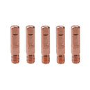 1 shroud & 5 x 1.0mm Contact Tips MIG Welding Binzel Style Euro Torch MB15