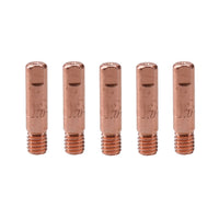 1 shroud & 5 x 1.0mm Contact Tips MIG Welding Binzel Style Euro Torch MB15
