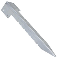 Garden Sleeper Single Corner Support Galvanised Stake Spike 440mm Long