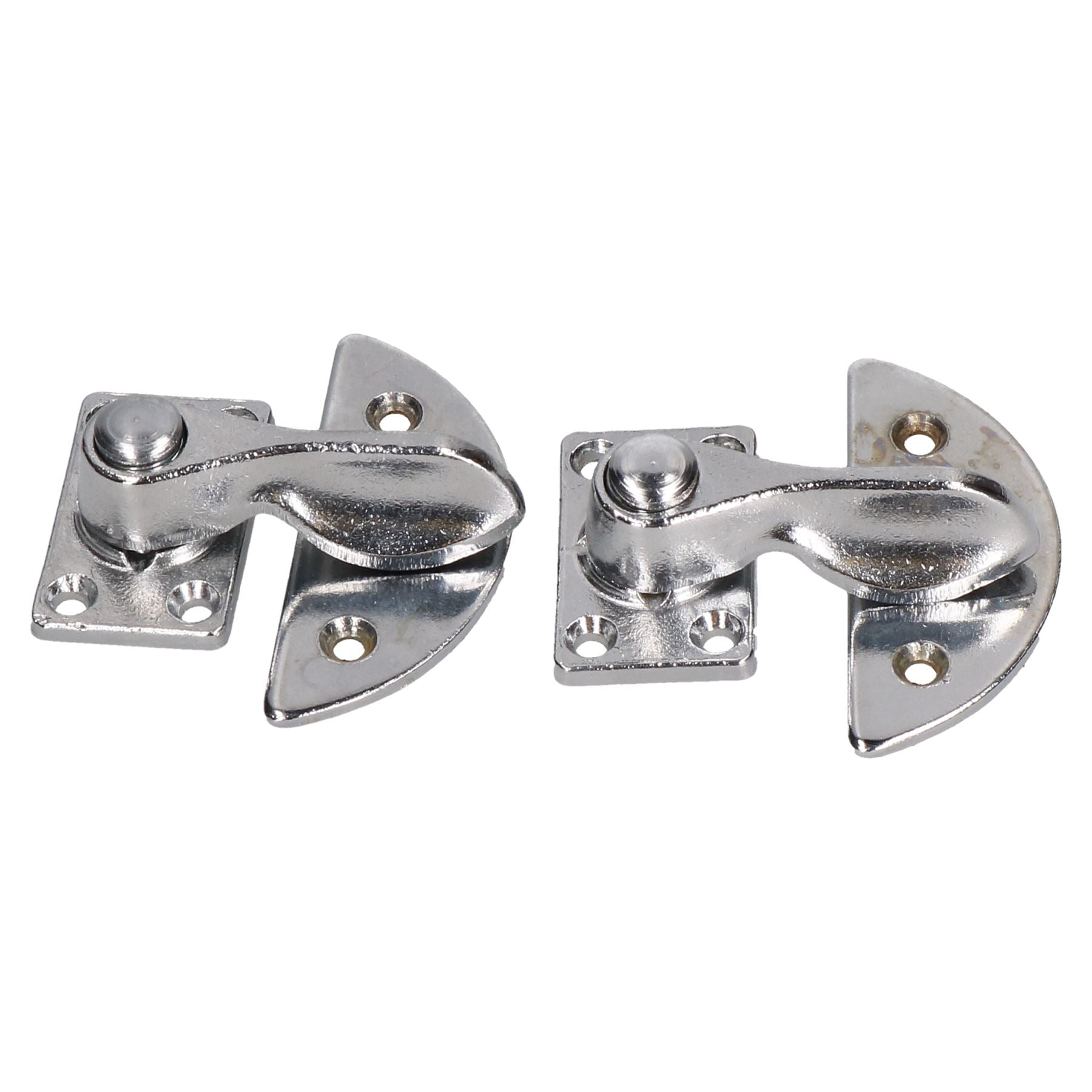 2pk Gravelly Fastener Swivel Toggle Catch Lock Trailer Number Plate Clip Large