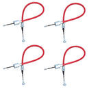 Long Life ALKO Bowden Quick Connect Brake Cable Mushroom End 530mm 4pc