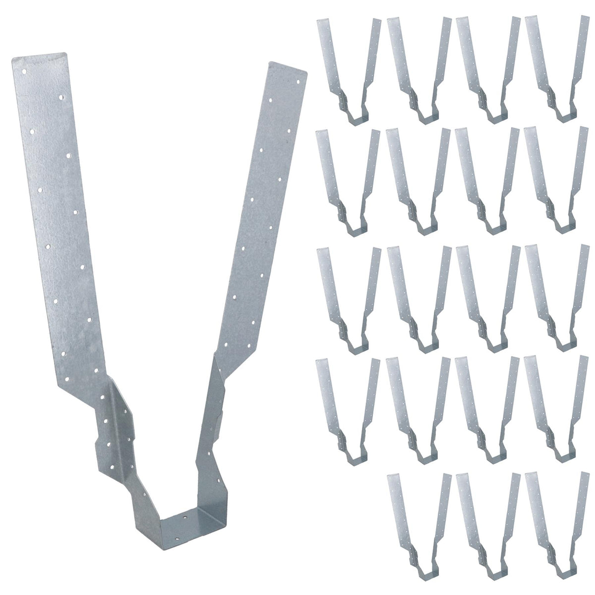 Long Leg Joist Hanger Or I-Beam Fastener Fixing Support Galv 75mm Wide