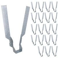 Long Leg Joist Hanger Or I-Beam Fastener Fixing Support Galv 75mm Wide
