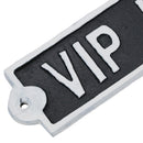 VIP Lounge Cast Iron Sign Plaque Wall Door Fence Gate Post House Garden Yard