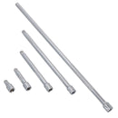 3/8 Zoll Antrieb, gerade Stecknuss-Verlängerungsstangen-Satz, extra lang, 38 mm - 400 mm, 5-tlg.