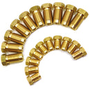 Brake Pipe Fitting M10 x 1mm Short Male and Female Brass for 3/16" Pipe 20pc