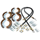 Full Brake Shoe & Cable Kit for Ifor Williams Flatbed Trailers