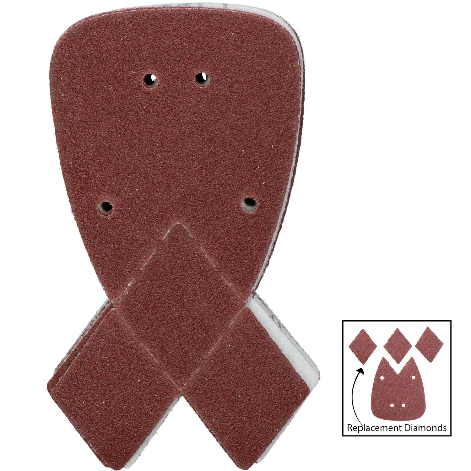 Mixed Grit Mouse Palm Sander Hook + Loop Sanding Sheets Pads Sandpaper