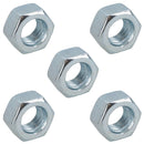 M12 x 1.75mm Hex Full Nut Fastener Hexagonal Metric Nuts Grade 8 Zinc Plated