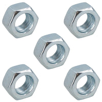 M12 x 1.75mm Hex Full Nut Fastener Hexagonal Metric Nuts Grade 8 Zinc Plated
