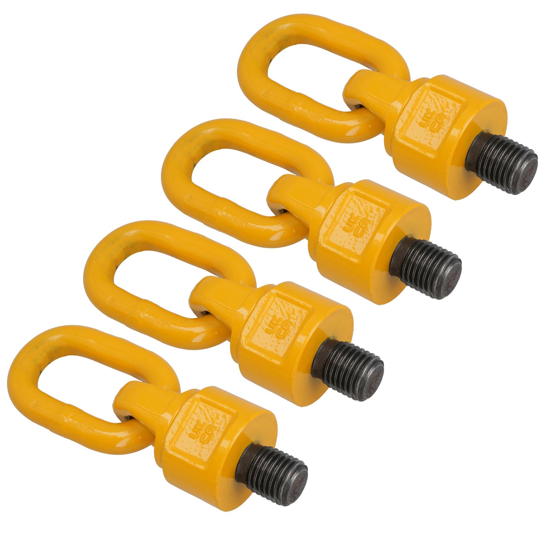 M30 x 35mm Swivel Rotating Lifting Point Eye Bolt With Ring 5.30 Ton Capacity