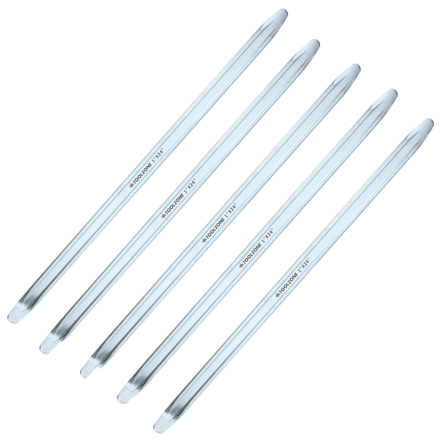 24" Long Tyre Lever Pry Bar Remover Removal Tool For Bikes Cars Vans 5pc