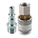 PCL 60 Series Female Coupler 3/8" BSP Female Thread & Male Air Fitting Adaptor