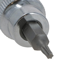 Douille étoile mâle Torx T10, entraînement 3/8", standard, interne, acier au chrome vanadium