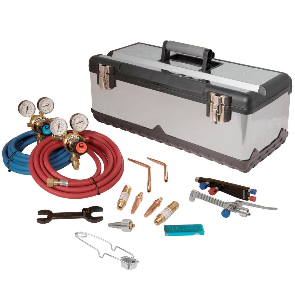 Lightweight Welding & Cutting Set Oxygen Oxy Acetylene Gas Sheet Metal ...