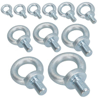 6mm - 48mm Lifting Eyes Eyebolt Ring Zinc Plated 0.07 Ton - 8.6 Ton Capacity 1pc