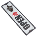 Open Up Bottle Opener Sign Gift Garage Door Shed Bar Hotel Pub Garden Yard