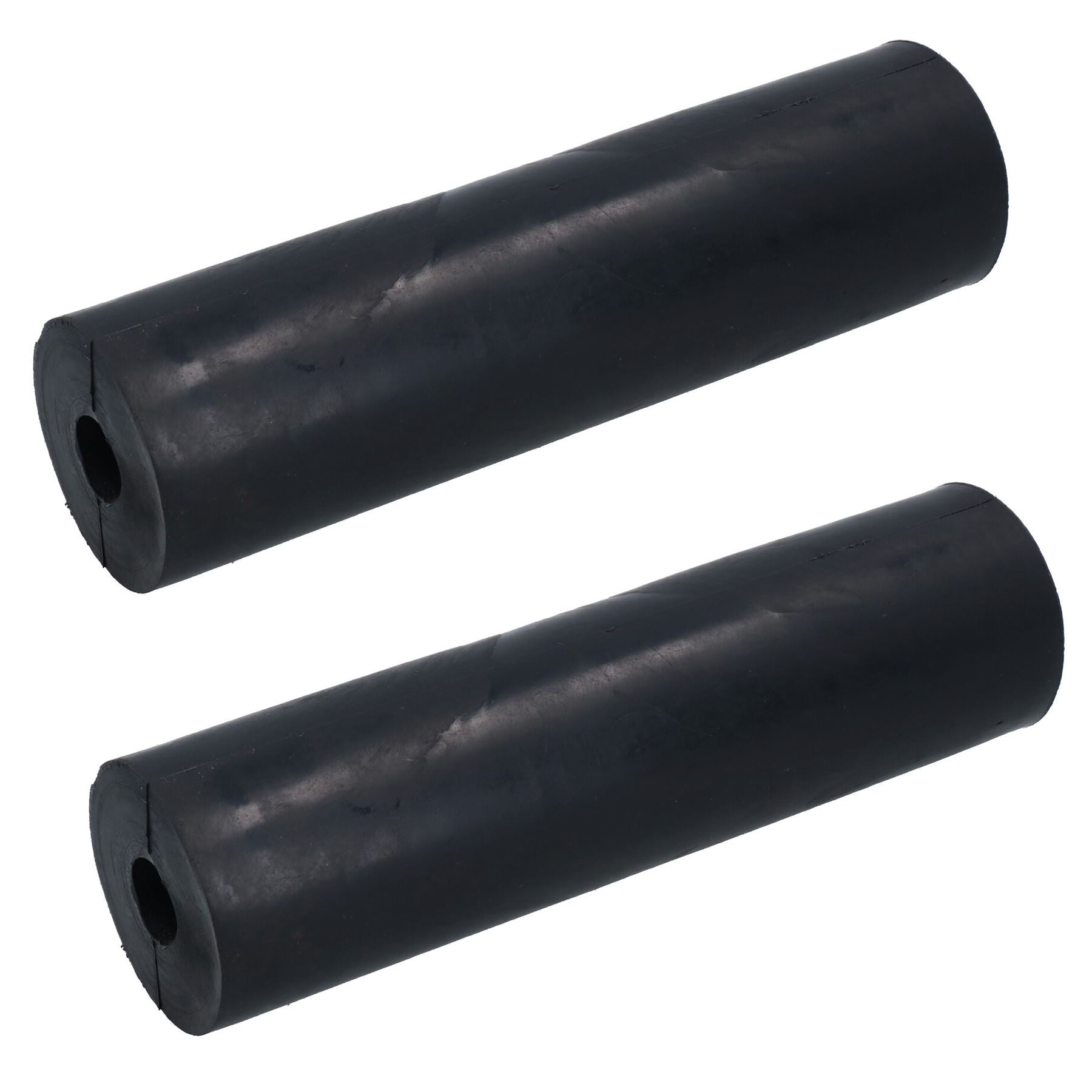 Rouleaux latéraux parallèles en caoutchouc pour remorque de bateau / jet ski / canot pneumatique 202 mm alésage 16 mm